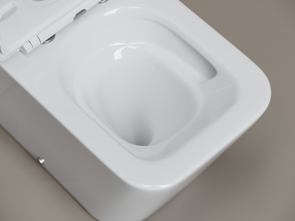 Унитаз напольный Ceramica Nova Cubic CN1803T Tornado фарфор белый