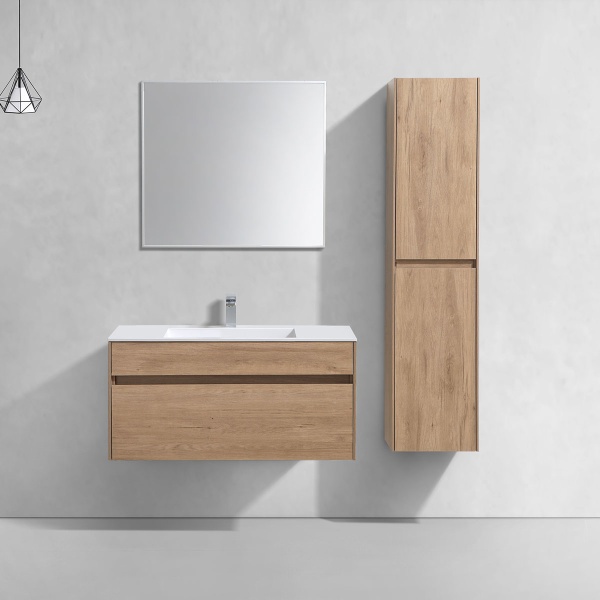 Тумба  подвесная Vincea Chiara VMC-2C100NO 100 см  1 ящик цвет N.Oak 