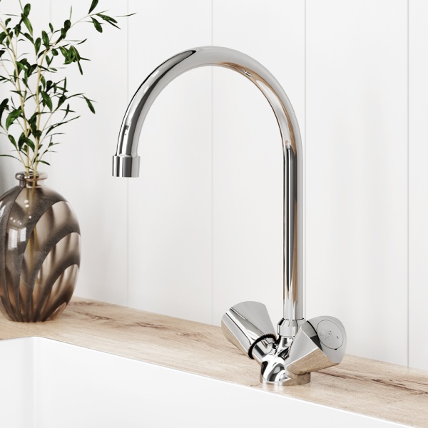 Смеситель для кухни Damixa Object 340000000 без подключения к фильтру хром