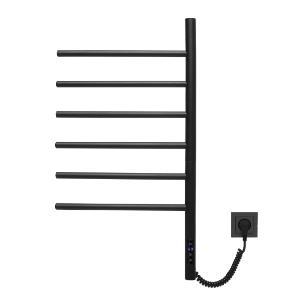 Полотенцесушитель электрический Vincea  П6  40x80 VTD-1S2CGE графит