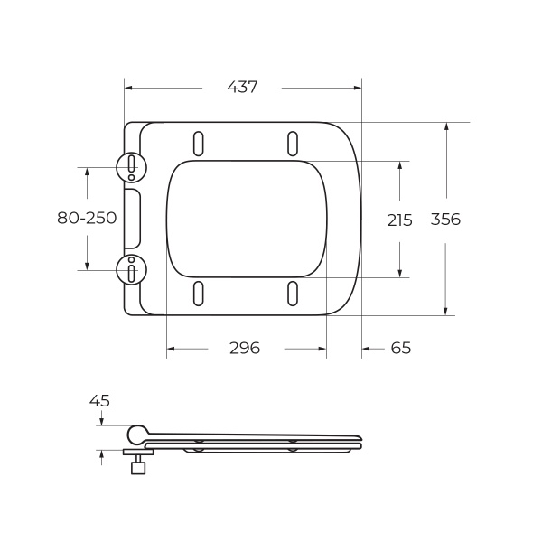 Крышка-сиденье BelBagno  BB2112SC белый