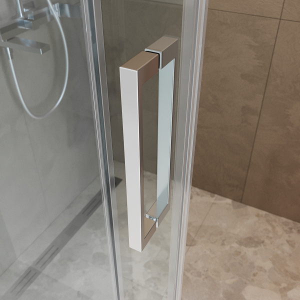 Душевая дверь BelBagno Soft Close-1 SOFT_CLOSE-1-BF-1-110-C-Cr 110 см стекла прозрачные, профиль хром