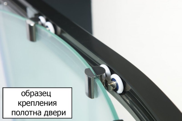 Душевой угол Cezares Giubileo GIUBILEO-R-2-80-SCORREVOLE-C-G четверть круга  стекла прозрачные, профиль золото