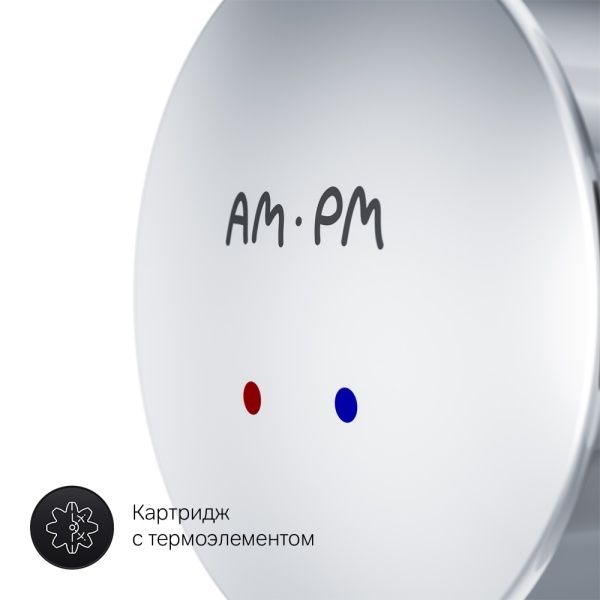 Смеситель для душа Am.Pm Sensation F3075500 встраиваемый в стену 
с термостатом хром