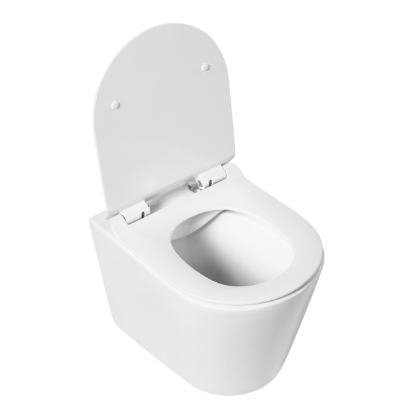 Унитаз подвесной BelBagno Flay-R BB053CHR Rimless фаянс белый