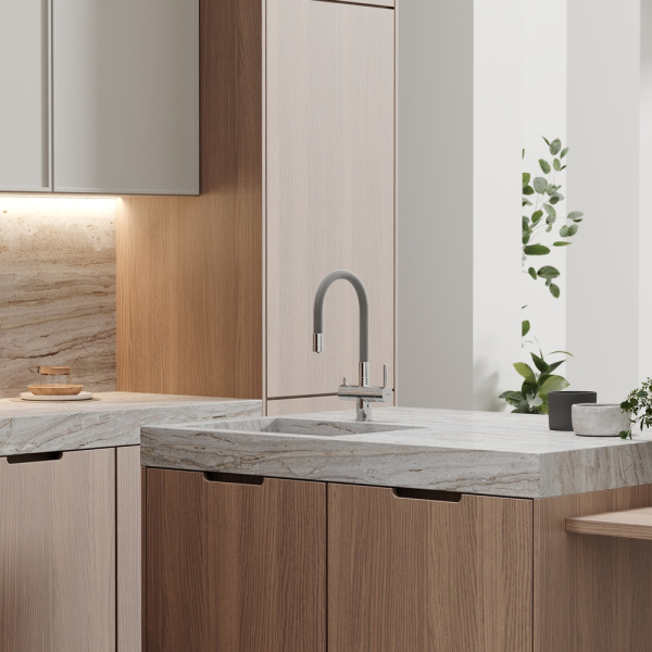 Смеситель для кухни Sancos Lucia SC4004CH с подключением к фильтру хром