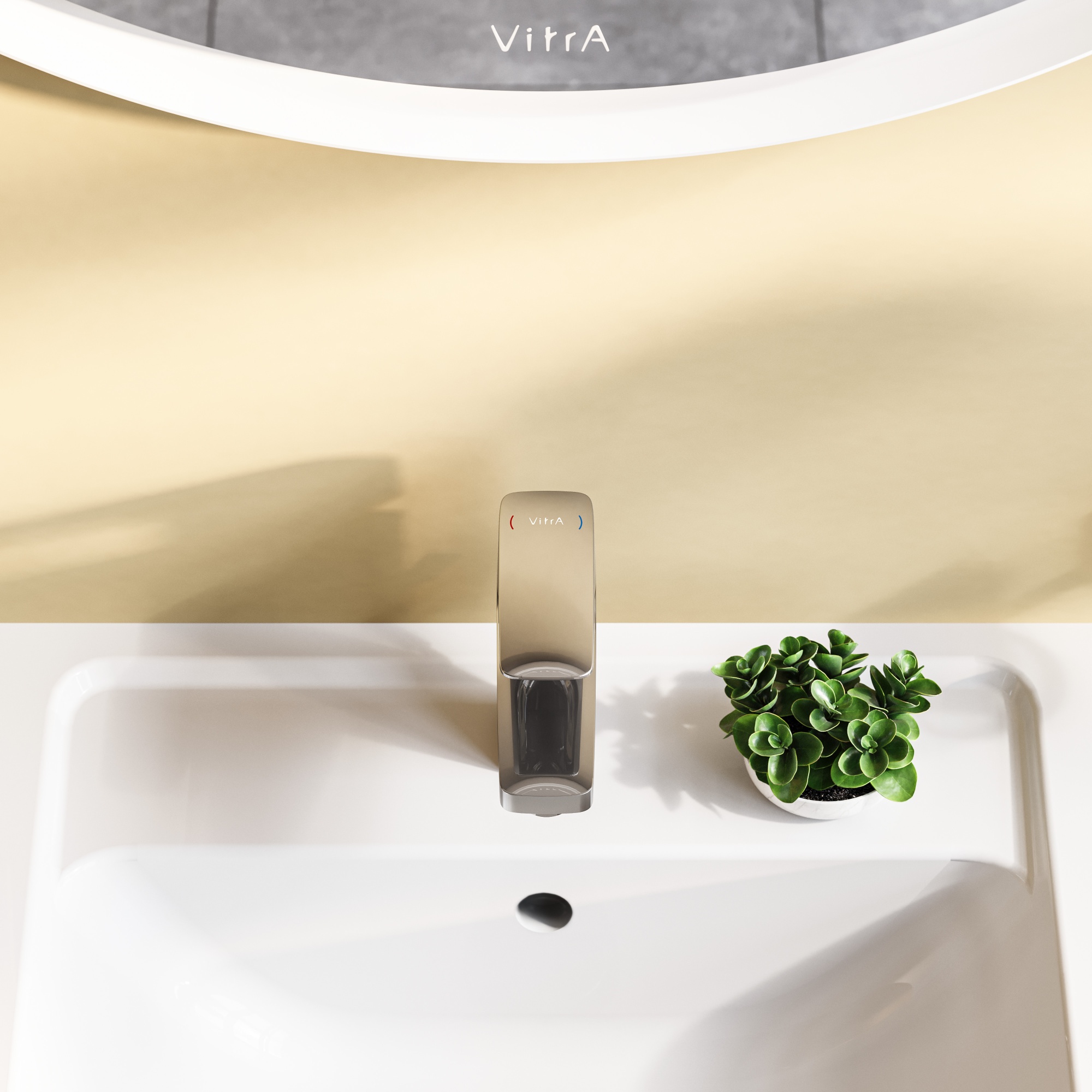 Смеситель для раковины VitrA Root Square A42731EXP хром