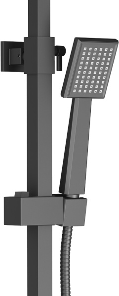 Душевая система со смесителем Timo Selene SX-1030/03 монтаж настенная без термостата черный