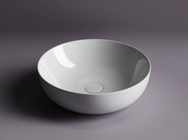 Раковина накладная круглая Ceramica Nova Element CN5024 фарфор цвет белый
