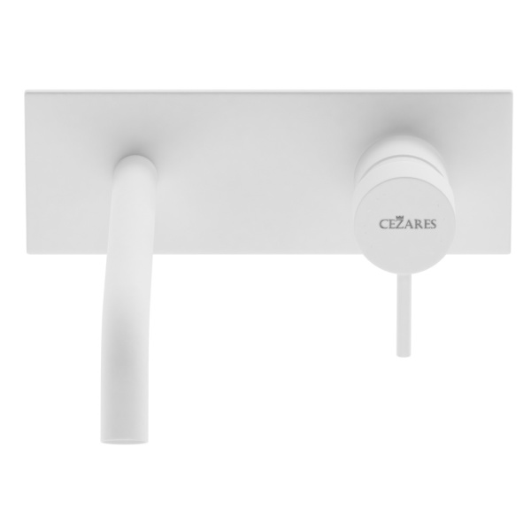Смеситель для раковины Cezares Leaf LEAF-BLI1-20-L-BIO белый матовый