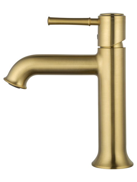 Смеситель для раковины Wonzon&amp;Woghand Tor WW-88018073-BG брашированное золото