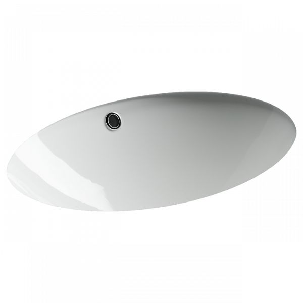 Раковина встраиваемая снизу овальная Ceramica Nova Era CN6081 фарфор цвет белый