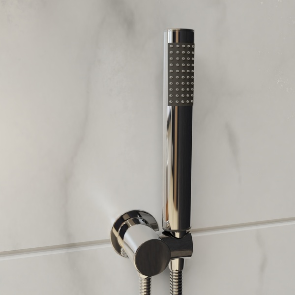 Душевая система со смесителем RGW Shower Panels 51140855-01 монтаж встраиваемая в стену без термостата хром