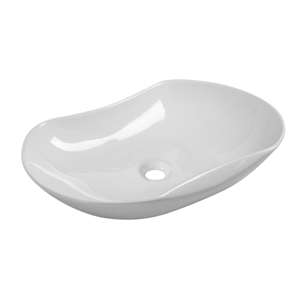 Раковина накладная нестандартная BelBagno  BB1334 фаянс цвет белый