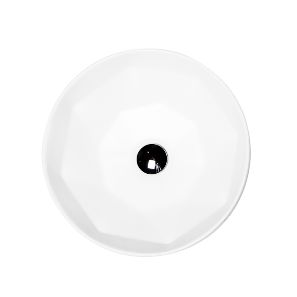 Раковина  круглая BelBagno  BB1342H300 фаянс цвет белый глянцевый