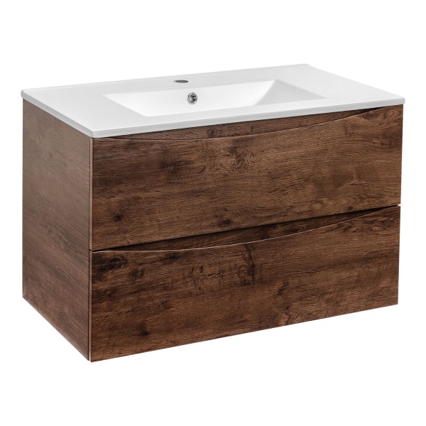Тумба  подвесная Vincea Mia VMC-2MC750RW 75 см  2 ящика цвет R.Wood 