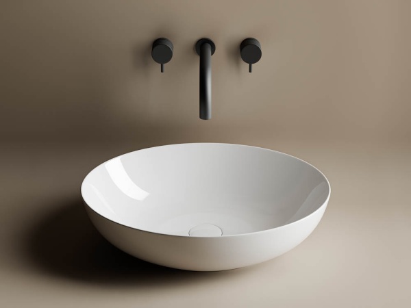 Раковина накладная овальная Ceramica Nova Element CN6017 фарфор цвет белый