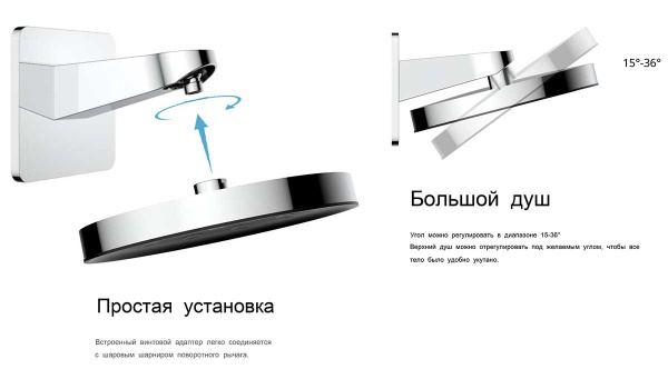 Душевая система со смесителем Vincea Inspire VSFW-3I22MT3RCH монтаж встраиваемая в стену с термостатом хром