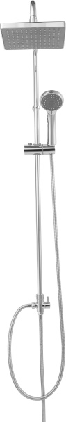 Душевая система без смесителя Bravat Fit D283CP-2A-RUS монтаж  без термостата хром