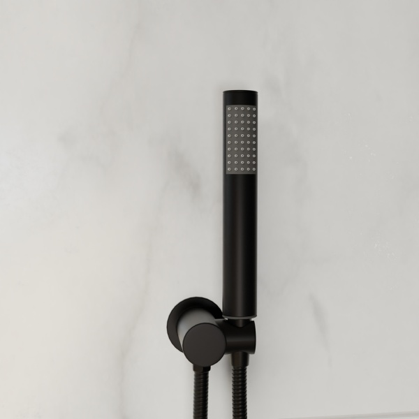 Душевая система со смесителем RGW Shower Panels 511408370-04 монтаж встраиваемая в стену с термостатом черный