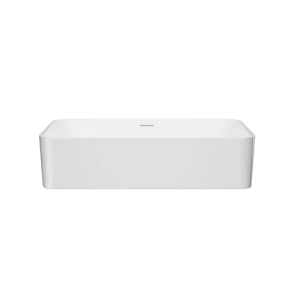 Раковина накладная прямоугольная Kerama Marazzi Plaza PLR.wb.55q фарфор цвет белый