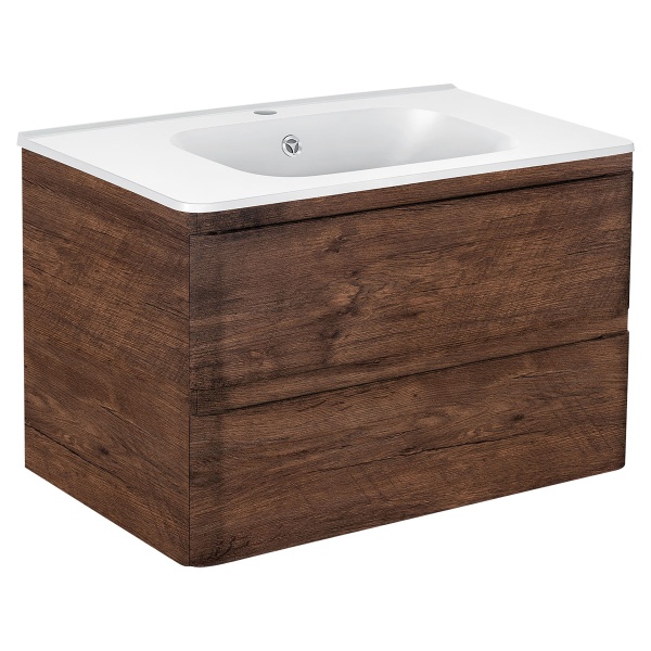Тумба  подвесная Vincea Vico VMC-2V800RW 80 см  2 ящика цвет R.Wood 