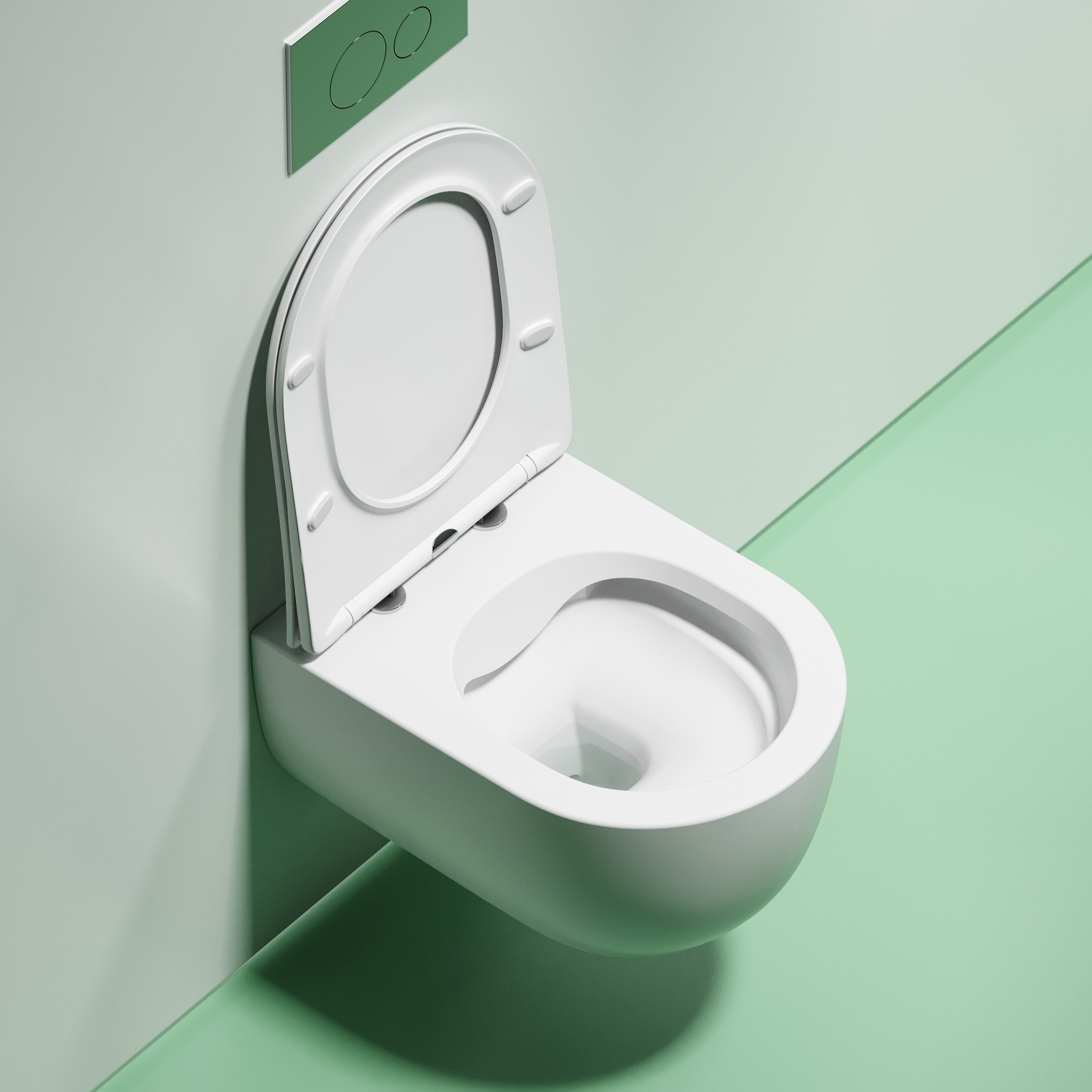 Унитаз подвесной Ceramica Nova Modena CN6063MW Rimless фарфор белый матовый