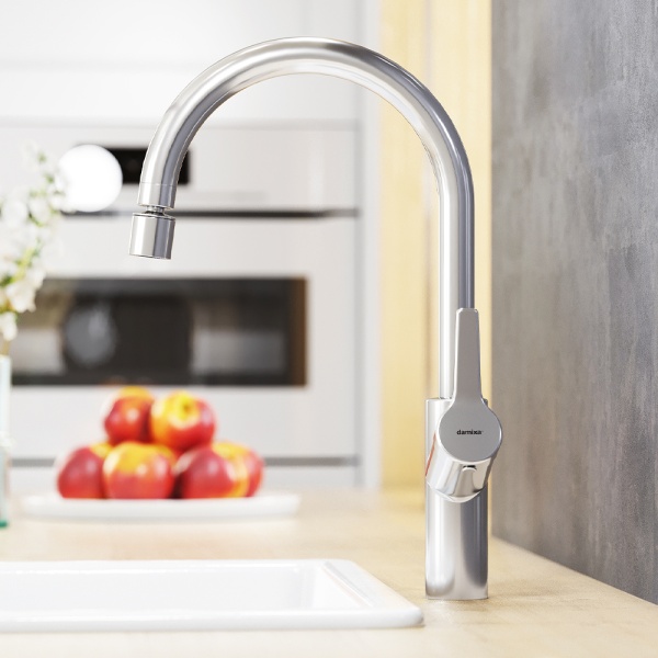Смеситель для кухни Damixa Eclipse 310722000 без подключения к фильтру хром