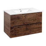 Тумба  подвесная Vincea Mia VMC-2MC900RW 90 см  2 ящика цвет R.Wood 