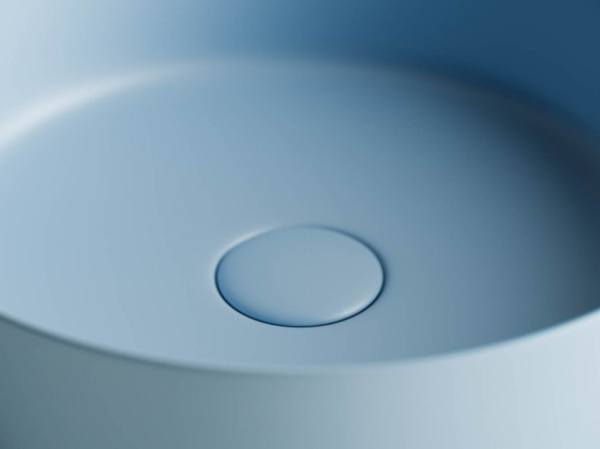 Раковина накладная круглая Ceramica Nova Element CN6022ML фарфор цвет голубой матовый
