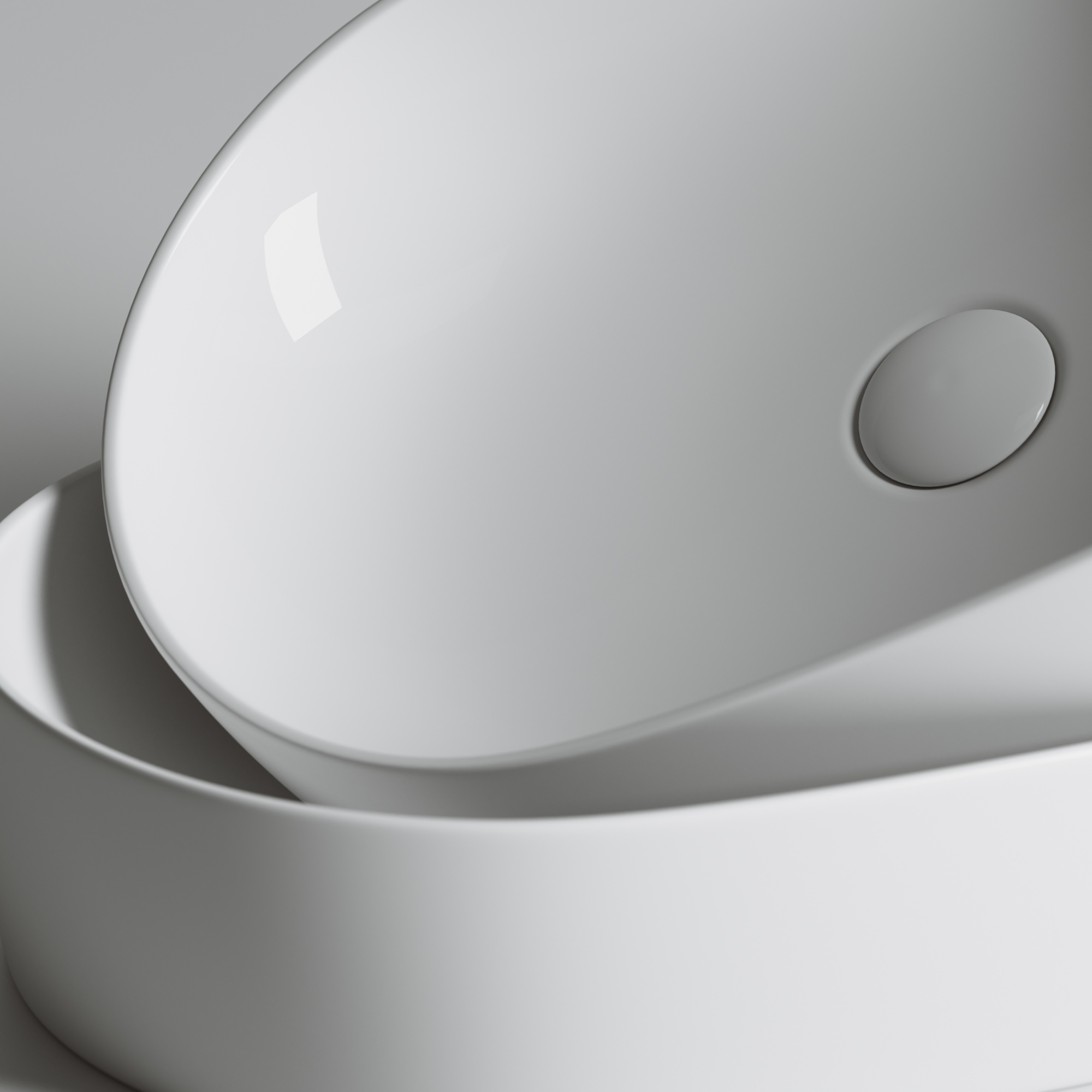 Раковина накладная овальная Ceramica Nova Element CN6047 фарфор цвет белый