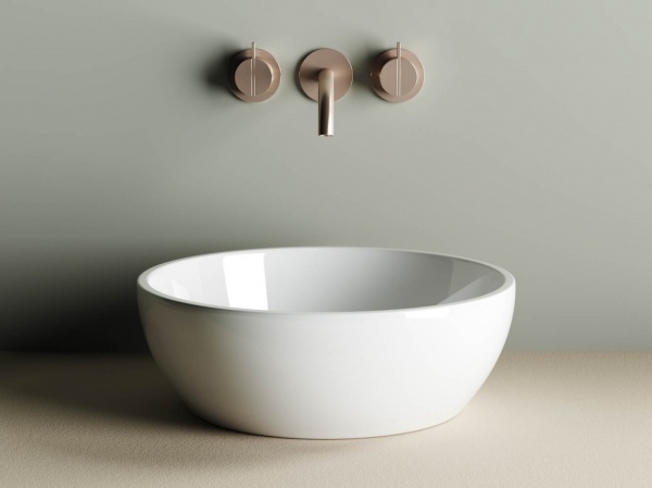 Раковина накладная круглая Ceramica Nova Element CN6021 фарфор цвет белый