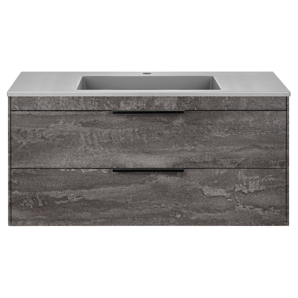 Тумба  подвесная Vincea Chiara 2D VMC-2C2100GS 100 см  2 ящика цвет G.Stone 