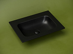 Раковина мебельная прямоугольная Ceramica Nova Grace CN7011MBwx фарфор цвет черный матовый