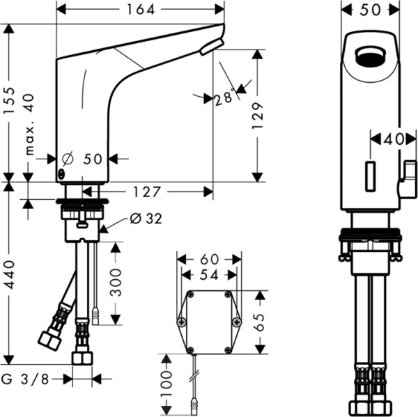Смеситель для раковины Hansgrohe Focus 31171000 хром