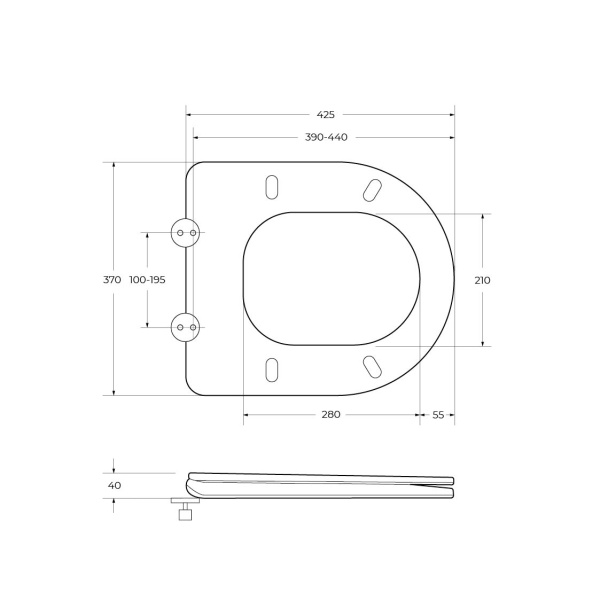 Крышка-сиденье BelBagno Energia BB8134SC цвет белый
