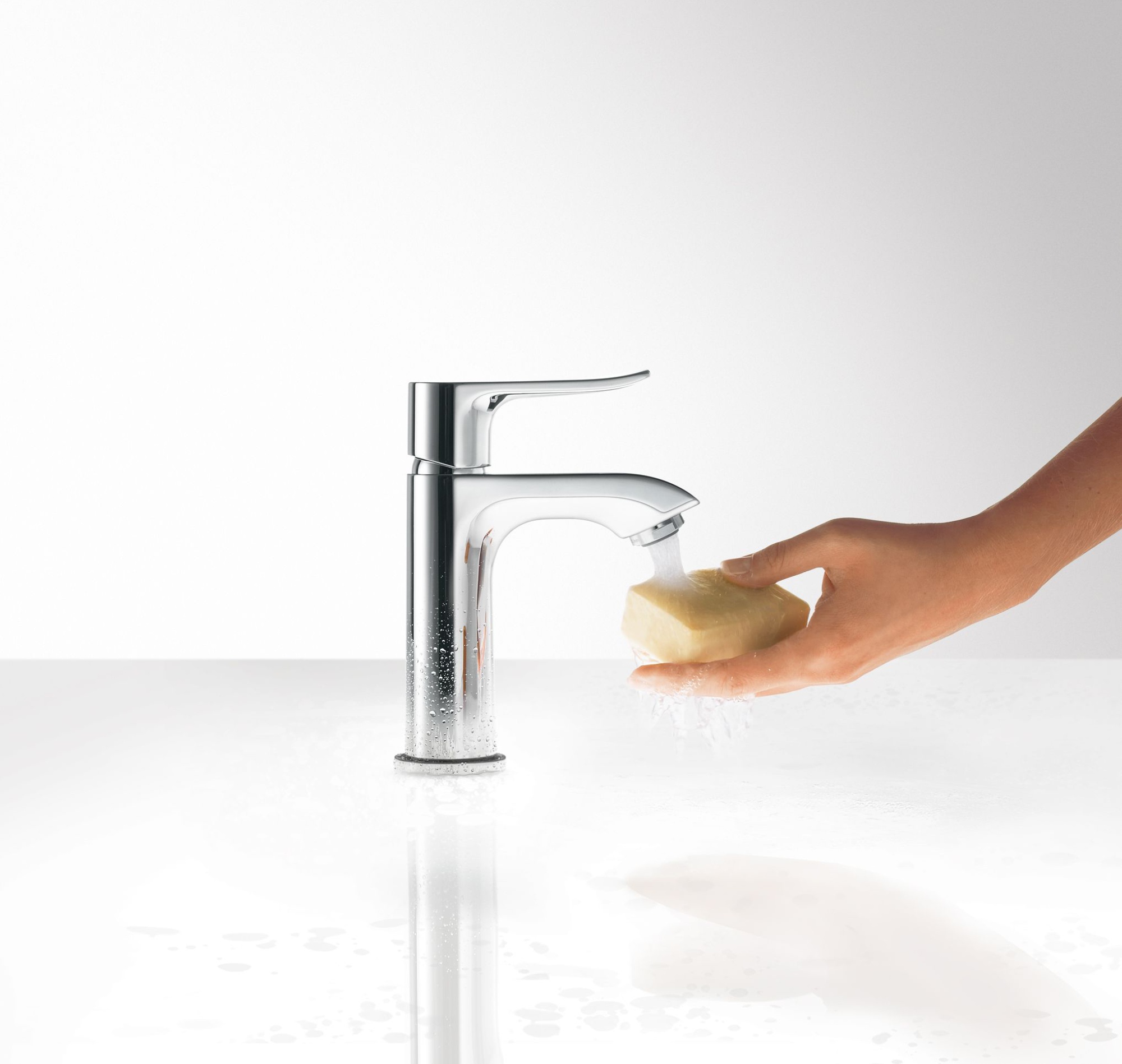 Смеситель для раковины Hansgrohe Metris 31088000 хром