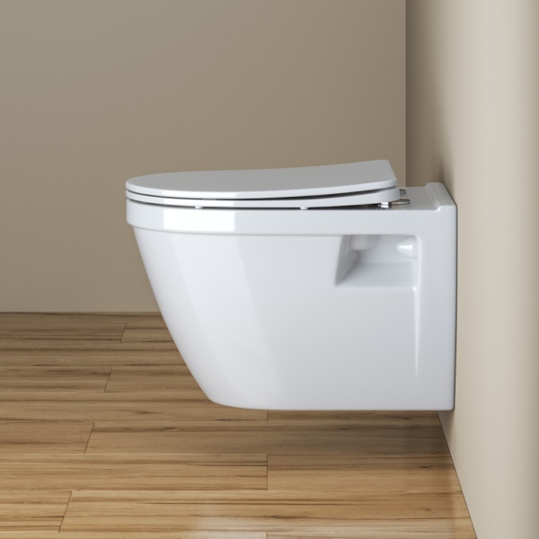 Унитаз подвесной BelBagno Loto BB070CHR/SC Rimless фаянс белый