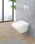 Унитаз подвесной BelBagno Sela BB3201CHR Rimless фаянс белый