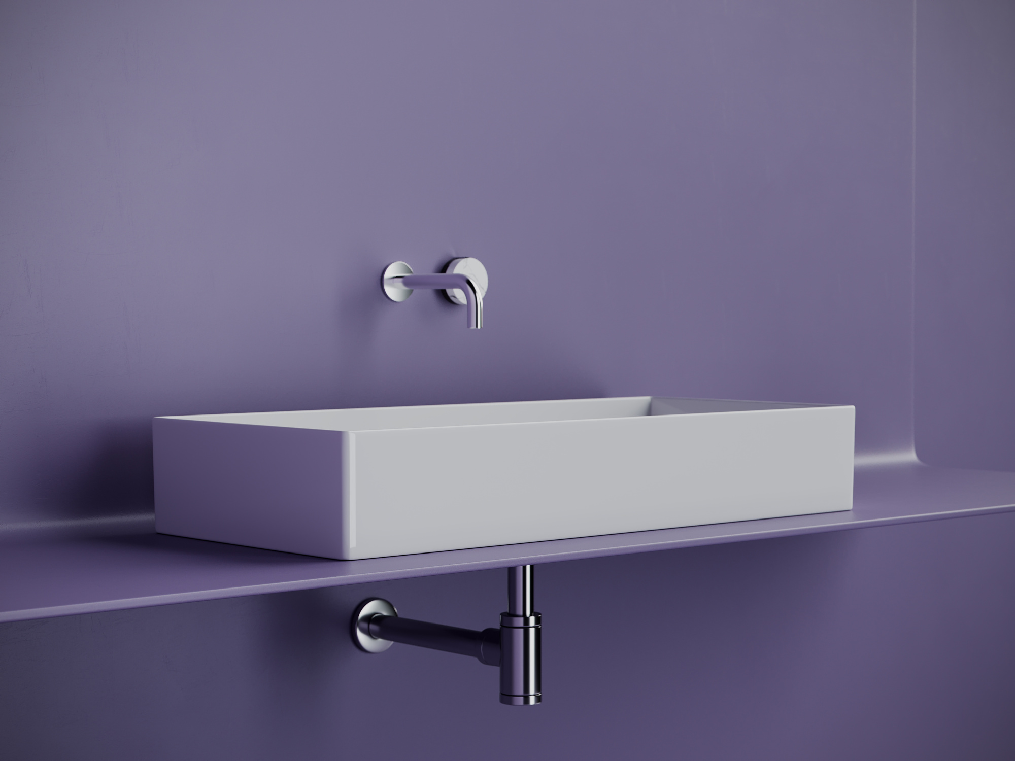 Раковина накладная прямоугольная Ceramica Nova Element CN6072 фарфор цвет белый