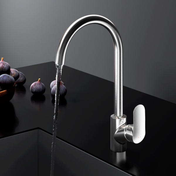 Смеситель для кухни Am.Pm Like F8007111 без подключения к фильтру сатин