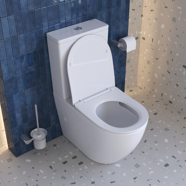 Унитаз напольный BelBagno Sfera-R  Tornado фаянс белый