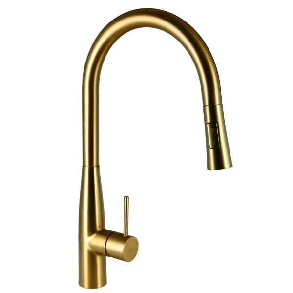 Смеситель для кухни Raiber Graceful RPG-011 без подключения к фильтру матовое золото