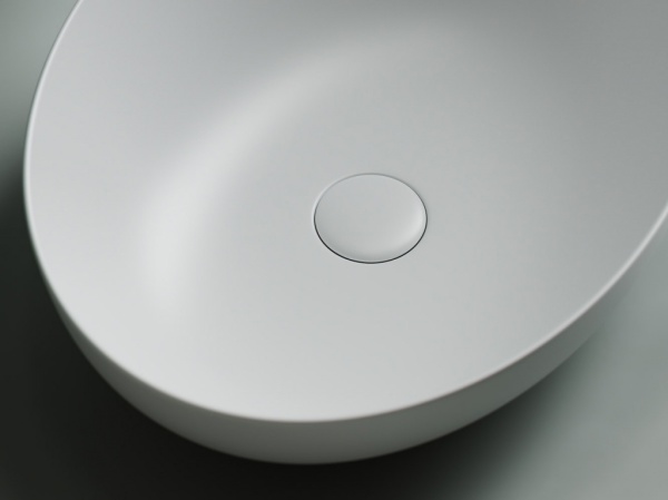 Раковина накладная овальная Ceramica Nova Element CN6017MW фарфор цвет белый матовый