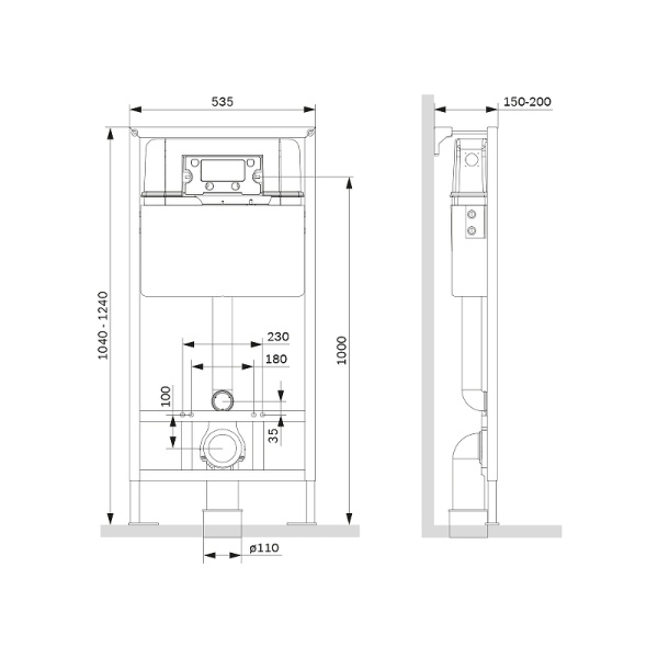 Инсталляция для унитаза Am.Pm Pro C I012707.0251 