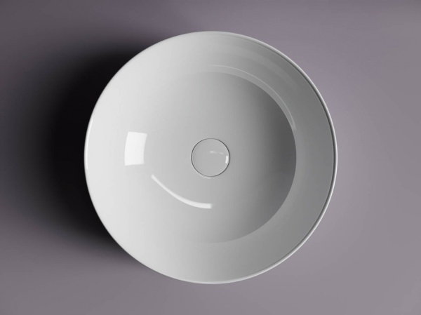 Раковина накладная круглая Ceramica Nova Element CN5024 фарфор цвет белый