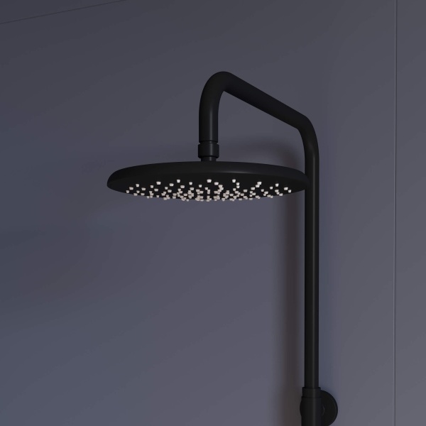 Душевая система со смесителем RGW Shower Panels 59140125-04 монтаж настенная без термостата черный