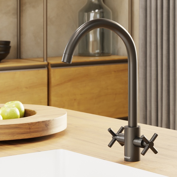 Смеситель для кухни Damixa Neo Classic 270000000 без подключения к фильтру графит