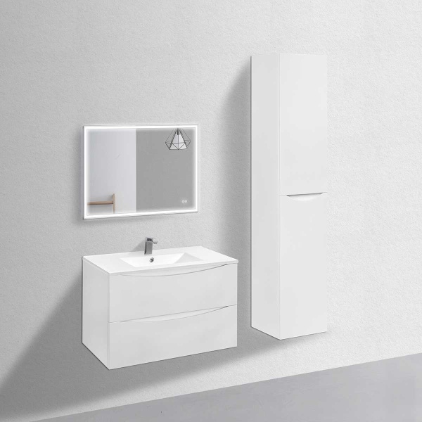 Тумба  подвесная Vincea Mia VMC-2MC900GW 90 см  2 ящика цвет G.White 