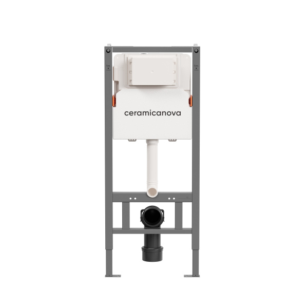 Комплект инсталляции с подвесным унитазом Ceramica Nova Forma CN3009_121001CH крышка-сиденье в комплекте быстросъемное с микролифтом, клавиша смыва в комплекте хром